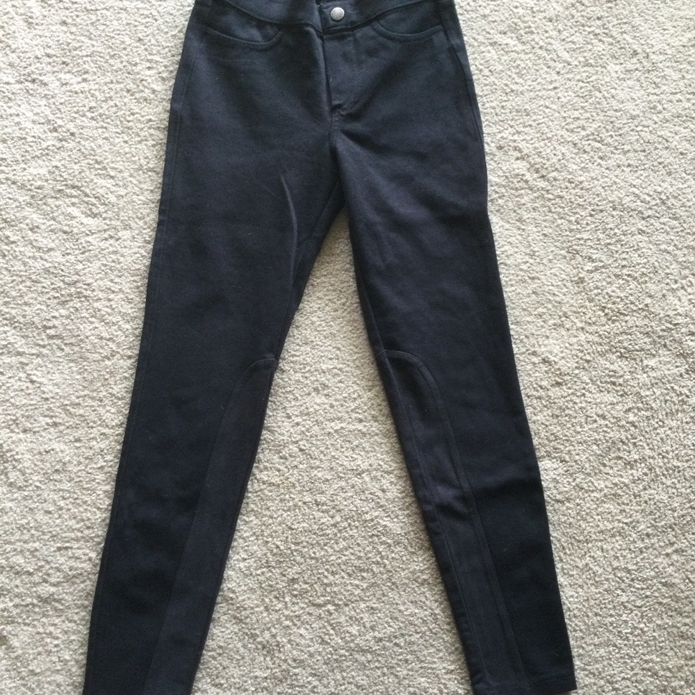 EUC Abercrombie Kids girls black jeggings size 12